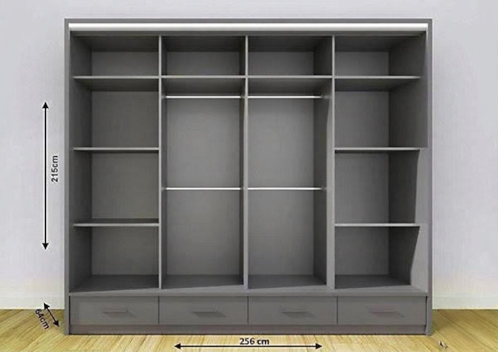 Internal Structure – 256cm (3 Door)